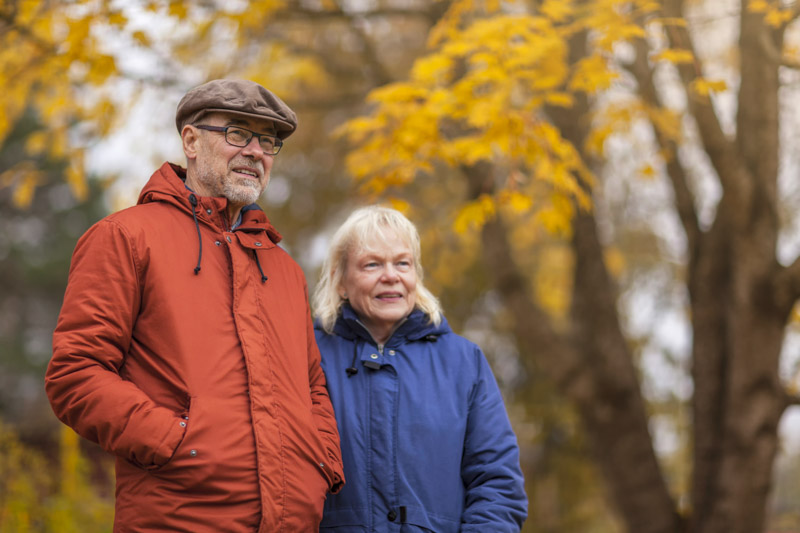 Elderly couple